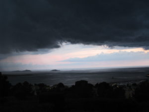 orage baie de Bandol